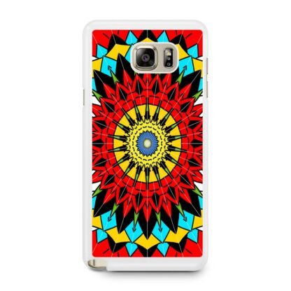 Flower Abstract Pattern Samsung Galaxy Note 5 Case - Image 2