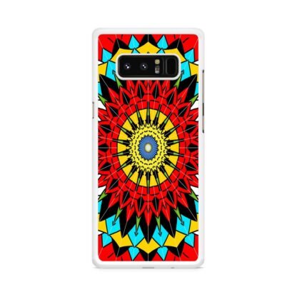 Flower Abstract Pattern Samsung Galaxy Note 8 Case - Image 2