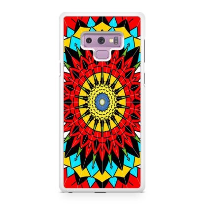 Flower Abstract Pattern Samsung Galaxy Note 9 Case - Image 2