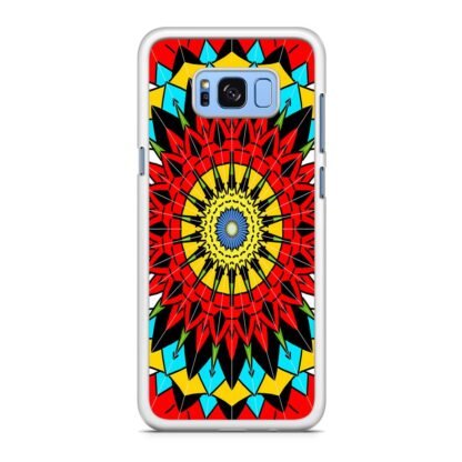 Flower Abstract Pattern Samsung Galaxy S8 / S8 Plus Case - Image 2