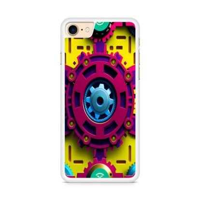 Gear Steampunk Multicolor iPhone 7 / 8 / SE 2020 / SE 2022 Case - Image 2