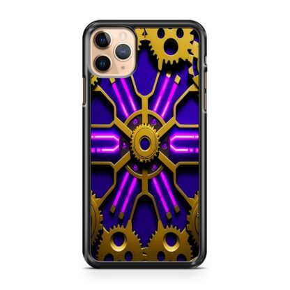 Gear Steampunk Purple Neon iPhone 13 / 13 Pro / 13 Pro Max / 13 Mini Case
