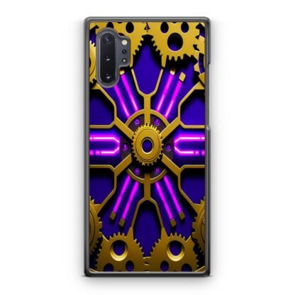 Gear Steampunk Purple Neon Samsung Galaxy Note 10 / Note 10 Plus Case