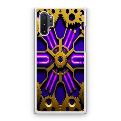 Gear Steampunk Purple Neon Samsung Galaxy Note 10 / Note 10 Plus Case - Image 2
