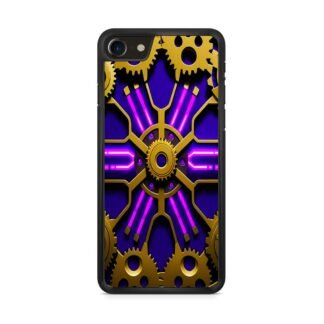 Gear Steampunk Purple Neon iPhone 7 / 8 / SE 2020 / SE 2022 Case