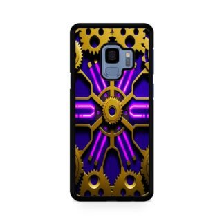 Gear Steampunk Purple Neon Samsung Galaxy S9 / S9 Plus Case