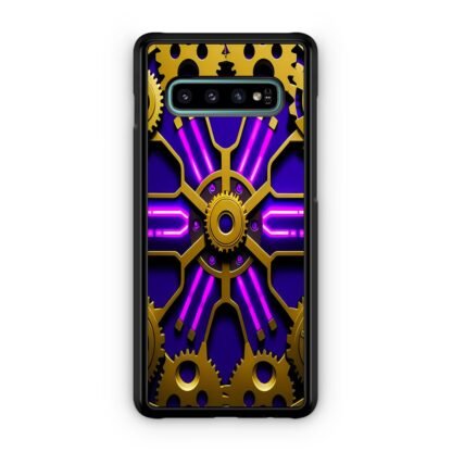 Gear Steampunk Purple Neon Samsung Galaxy S10 / S10e / S10 Plus / S10 5G Case