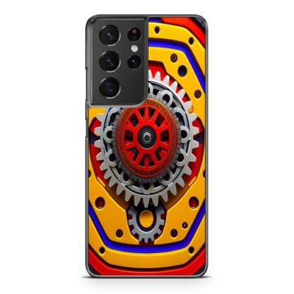 Gear Yellow Red Core Cover Samsung Galaxy S21 / S21 Plus / S21 Ultra / S21 FE Case