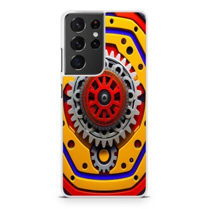 Gear Yellow Red Core Cover Samsung Galaxy S21 / S21 Plus / S21 Ultra / S21 FE Case - Image 2