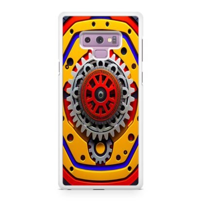 Gear Yellow Red Core Cover Samsung Galaxy Note 9 Case - Image 2