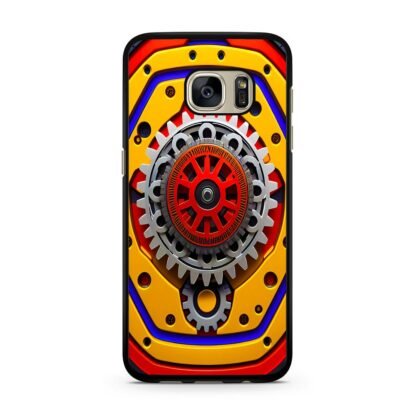 Gear Yellow Red Core Cover Samsung Galaxy S7 / S7 Edge Case