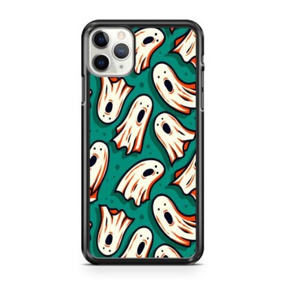 Ghost Casper Green Doodle iPhone 12 / 12 Pro / 12 Pro Max / 12 Mini Case