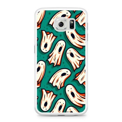 Ghost Casper Green Doodle Samsung Galaxy S6 / S6 Edge / S6 Edge Plus Case - Image 2
