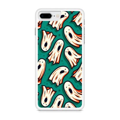 Ghost Casper Green Doodle iPhone 7 Plus / 8 Plus Case - Image 2