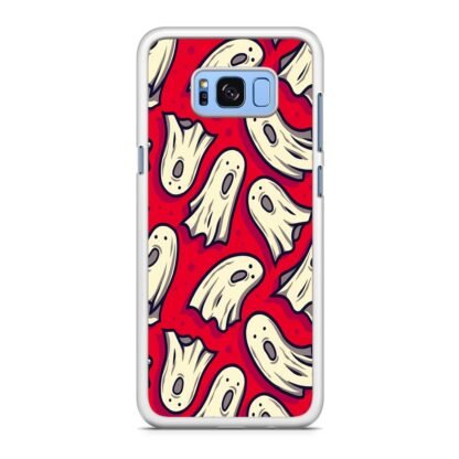 Ghost Casper Red Doodle Samsung Galaxy S8 / S8 Plus Case - Image 2