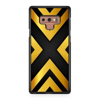 Gold X Black Cover Samsung Galaxy Note 9 Case