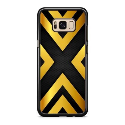 Gold X Black Cover Samsung Galaxy S8 / S8 Plus Case