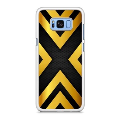 Gold X Black Cover Samsung Galaxy S8 / S8 Plus Case - Image 2