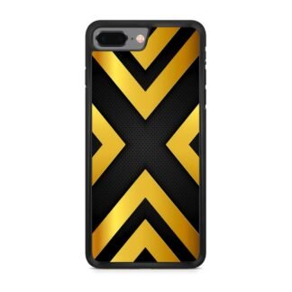 Gold X Black Cover iPhone 7 Plus / 8 Plus Case