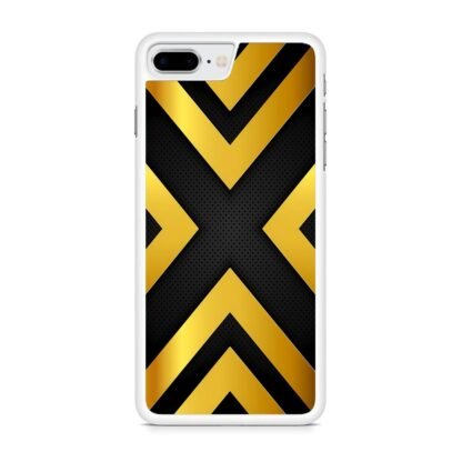 Gold X Black Cover iPhone 7 Plus / 8 Plus Case - Image 2