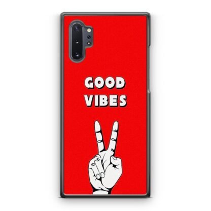 Good Vibes Peace Hand Samsung Galaxy Note 10 / Note 10 Plus Case