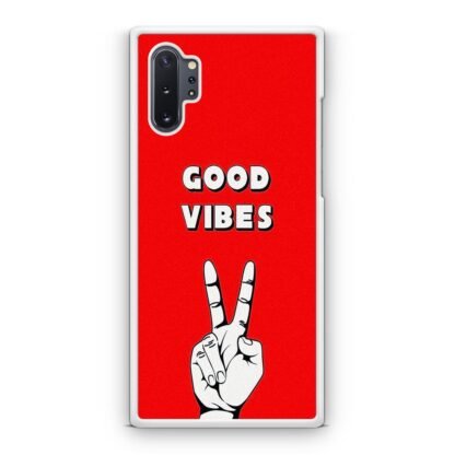 Good Vibes Peace Hand Samsung Galaxy Note 10 / Note 10 Plus Case - Image 2