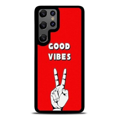 Good Vibes Peace Hand Samsung Galaxy S25 / S25 Plus / S25 Ultra Case