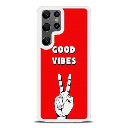 Good Vibes Peace Hand Samsung Galaxy S25 / S25 Plus / S25 Ultra Case - Image 2