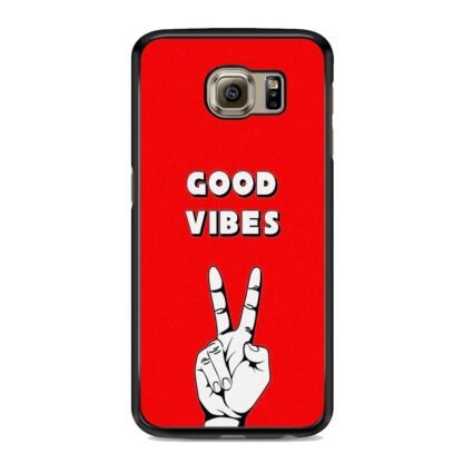 Good Vibes Peace Hand Samsung Galaxy S6 / S6 Edge / S6 Edge Plus Case