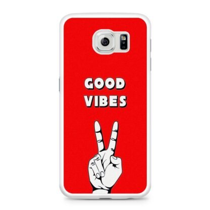 Good Vibes Peace Hand Samsung Galaxy S6 / S6 Edge / S6 Edge Plus Case - Image 2