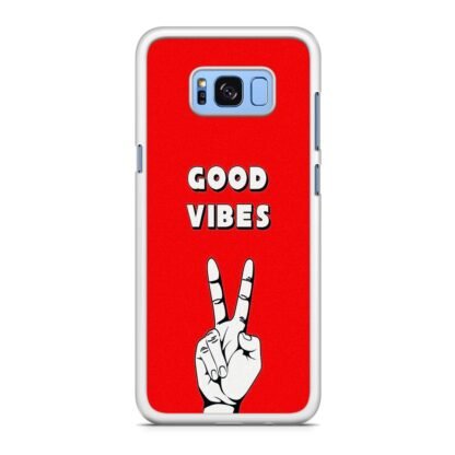 Good Vibes Peace Hand Samsung Galaxy S8 / S8 Plus Case - Image 2