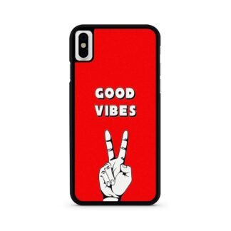 Good Vibes Peace Hand iPhone X / XR / XS / XS Max Case