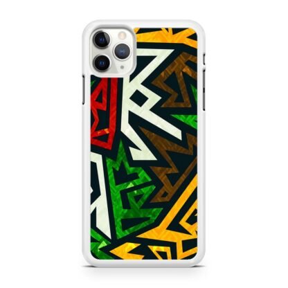 Graffiti Blitz Color Pattern iPhone 12 / 12 Pro / 12 Pro Max / 12 Mini Case - Image 2