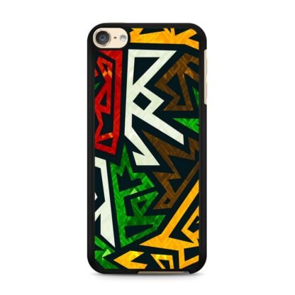 Graffiti Blitz Color Pattern iPod Touch 6 / 7 Case