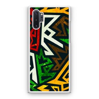 Graffiti Blitz Color Pattern Samsung Galaxy Note 10 / Note 10 Plus Case - Image 2