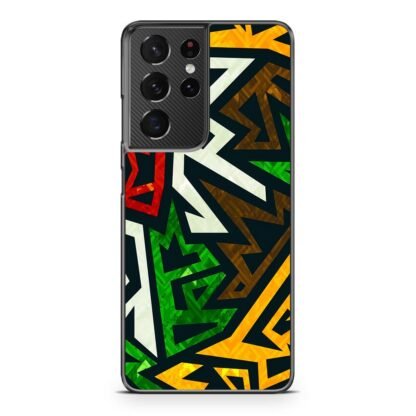 Graffiti Blitz Color Pattern Samsung Galaxy S21 / S21 Plus / S21 Ultra / S21 FE Case