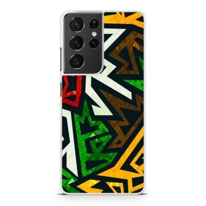 Graffiti Blitz Color Pattern Samsung Galaxy S21 / S21 Plus / S21 Ultra / S21 FE Case - Image 2
