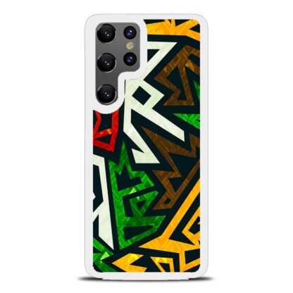 Graffiti Blitz Color Pattern Samsung Galaxy S25 / S25 Plus / S25 Ultra Case - Image 2