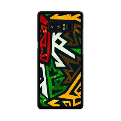 Graffiti Blitz Color Pattern Samsung Galaxy Note 8 Case