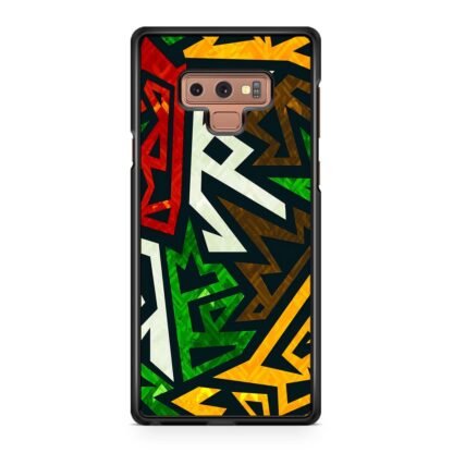 Graffiti Blitz Color Pattern Samsung Galaxy Note 9 Case