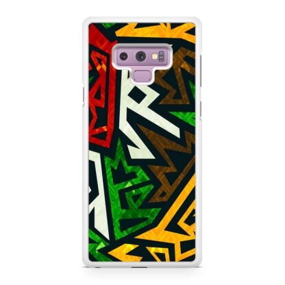 Graffiti Blitz Color Pattern Samsung Galaxy Note 9 Case - Image 2