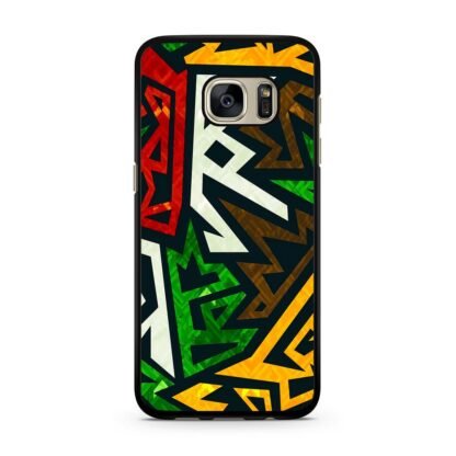 Graffiti Blitz Color Pattern Samsung Galaxy S7 / S7 Edge Case