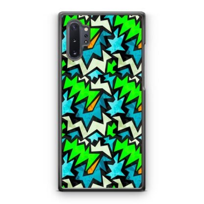 Graffiti Green Blue Pattern Samsung Galaxy Note 10 / Note 10 Plus Case