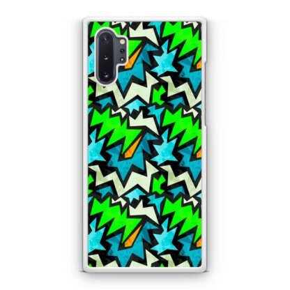 Graffiti Green Blue Pattern Samsung Galaxy Note 10 / Note 10 Plus Case - Image 2