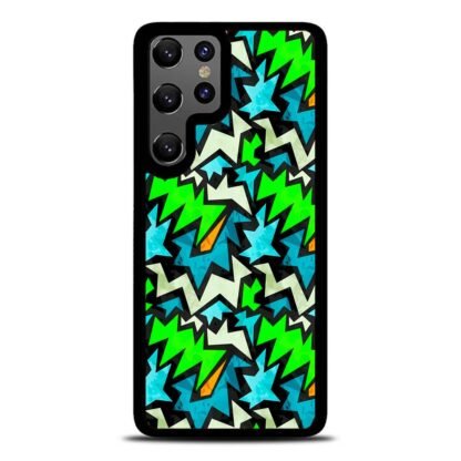 Graffiti Green Blue Pattern Samsung Galaxy S25 / S25 Plus / S25 Ultra Case