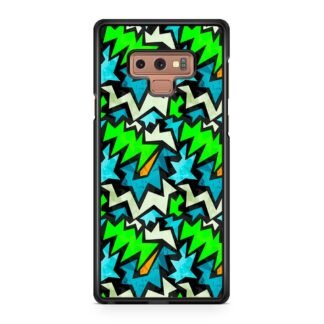 Graffiti Green Blue Pattern Samsung Galaxy Note 9 Case