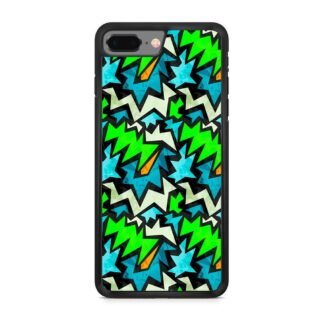 Graffiti Green Blue Pattern iPhone 7 Plus / 8 Plus Case