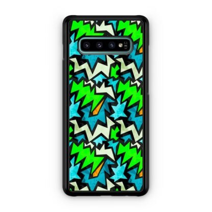 Graffiti Green Blue Pattern Samsung Galaxy S10 / S10e / S10 Plus / S10 5G Case