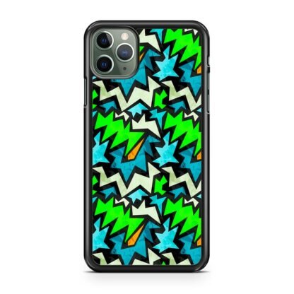 Graffiti Green Blue Pattern iPhone 15 / 15 Plus / 15 Pro / 15 Pro Max Case