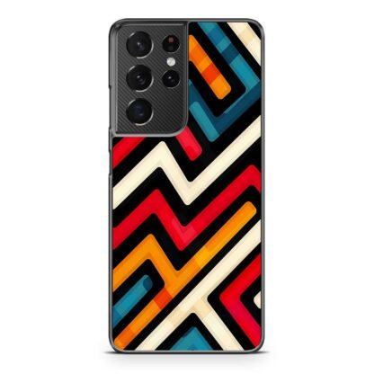 Graffiti Maze Pattern Samsung Galaxy S21 / S21 Plus / S21 Ultra / S21 FE Case